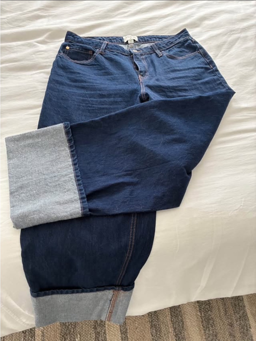 kate spade Dark Indigo Boyfriend Jeans